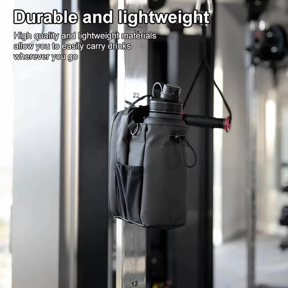 Magnetic Gym Bag Large Capacity Magnetic Carrier Bag with Phone Pocket Portable Gym Water Bottle Pouch Gym Accessories Organizer